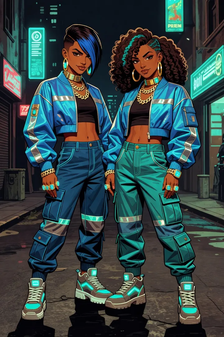 Real Dimez – eigene, stilisierte Illustration
